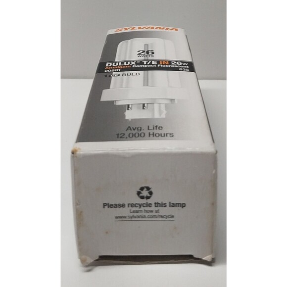 Sylvania Dulux 20881 CF26DT/E/IN/835/ECO Light Bulb GX4q-3 Read Description NIB - Picture 7 of 9